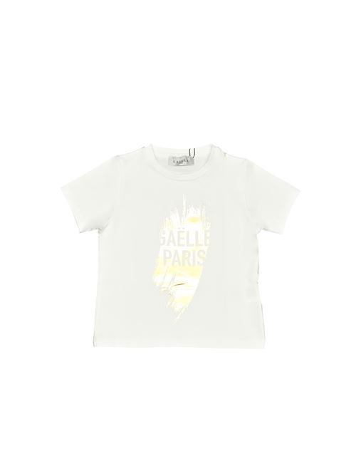 T-shirt, bambina, logata. GAELLE PARIS | 2742M00328WH